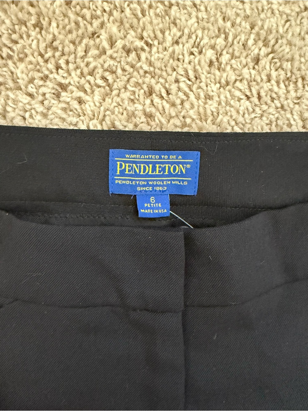 Pendleton Black Petite Women's Dress Trousers